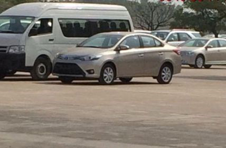 Ảnh chụp Vios được cho là trong nhà máy Toyota Việt Nam tại Vĩnh Phúc