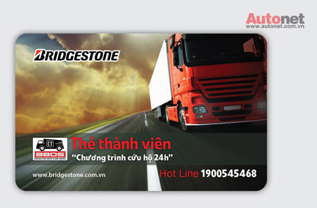 Bridgestone ra mắt dịch vụ “cứu hộ lốp 24h”