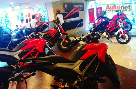 Ducati Việt Nam đã đưa ra thị trường khá nhiều mẫu xe mới