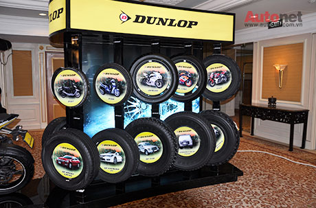 Dunlop cũng được biết đến với các dòng lốp dành cho xe máy và môtô