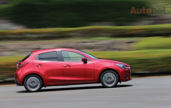 Kích thước của Mazda2 thế hệ mới tăng lên đáng kể 