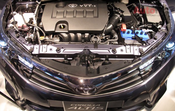 Động cơ Altis 2014 VVT-i với những cải tiến mới giúp tiết kiệm 5% nhiên liệu 