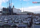 Hơn 1000 xe sang ngập nước “tả tơi” về lại nhà máy
