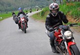 “Hành trình văn hoá xuyên Việt” cùng Ducati đã trải qua gần 2.800 km đến với Mai Châu