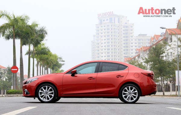 Thiết kế mới giúp cho Mazda3 trông trở nên cơ bắp và thể thao hơn