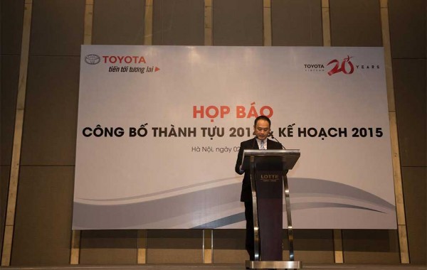 2014 là năm thành công nhất của Toyota trong quá trình kinh doanh tại Việt Nam 