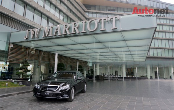 JW Marriott từng được chọn làm nơi ra mắt mẫu xe C-Class hoàn toàn mới