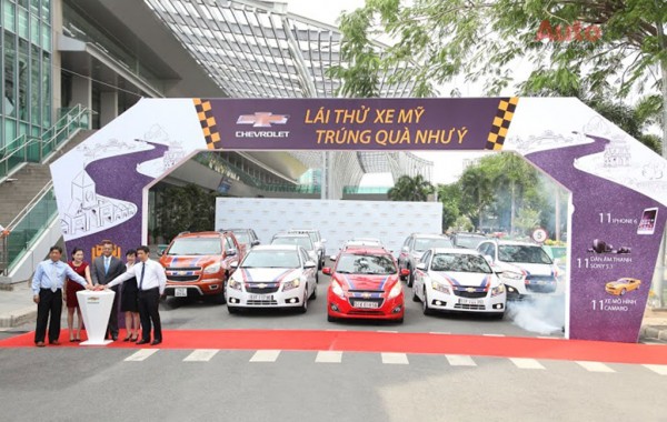 Khách hàng tại các tỉnh thành có cơ hội trải nghiệm tất cả các mẫu xe mà Chevrolet đang phân phối tại Việt Nam