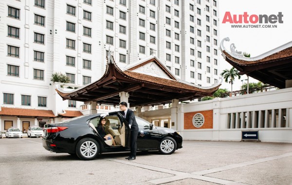 Đây là lần đầu tiên Lexus Việt Nam hợp tác với khách sạn 5 sao để phục vụ nhu cầu chuyển chở khách VIP