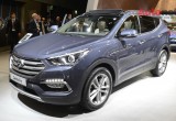Hyundai Santa Fe lộ diện bản nâng cấp nhẹ tại Frankfurt
