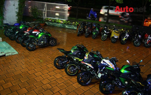 Đến tham dự sự kiện có sự góp mặt của hàng loạt những thương hiệu xe mô tô phân khối lớn như Kawasaki, Yamaha, Honda, Harley-Davidson, Ducati
