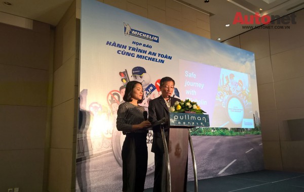 Mr. Jaipetch Chevaphatrakul – General Manager of Michelin Vietnam said that the company has always committed to promote traffic safety in Vietnam through its campaign that share knowledge in tire safety