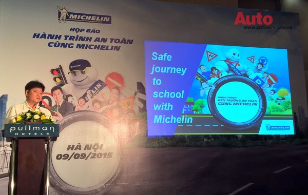Đây là năm đầu tiên Michelin kết hợp với các trường tiểu học trên địa bàn Hà Nội