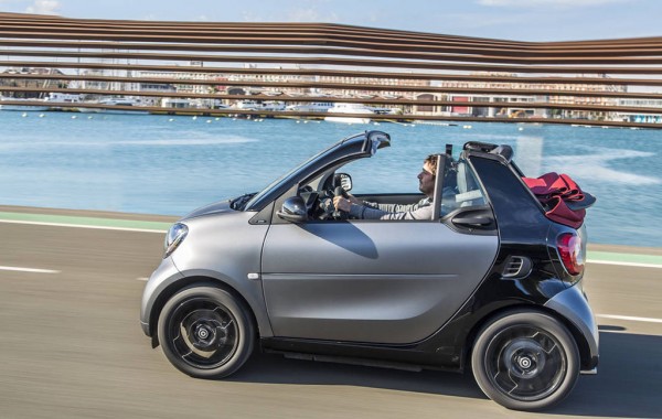 smart fortwo cabrio Press Test Drive Januar 2016 Valencia Spain