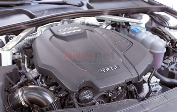 Động cơ xăng I-4 2.0 TFSI hoàn toàn mới cung cấp sức mạnh 140 kW (187 hp), mô-men xoắn 320 Nm