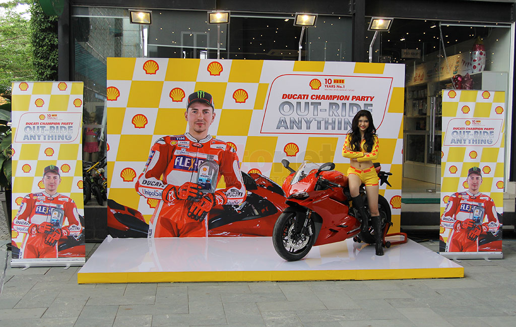 Shell và Ducati cùng hợp tác tổ chức chuỗi sự kiện này