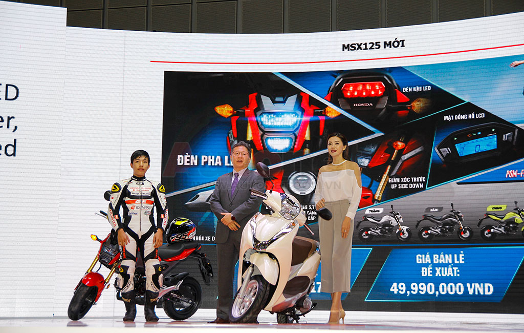 Honda Việt Nam tiếp tục tung ra thị trường xe côn tay MSX 125cc phiên bản hoàn toàn mới