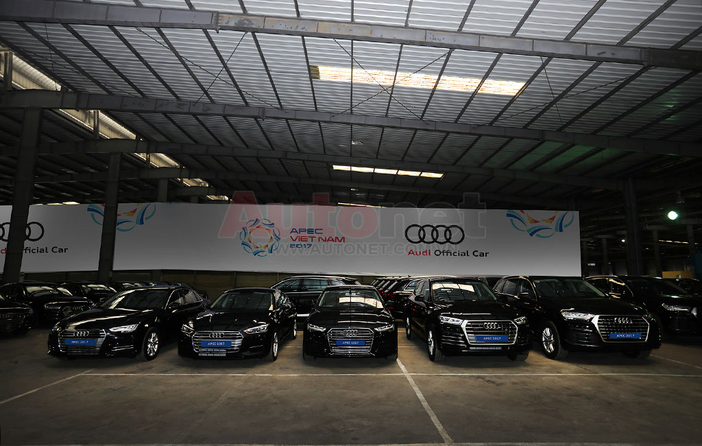 Audi Việt Nam bàn giao xe đợt hai phục vụ APEC 2017 tại Đà Nẵng với 258 xe Audi mới