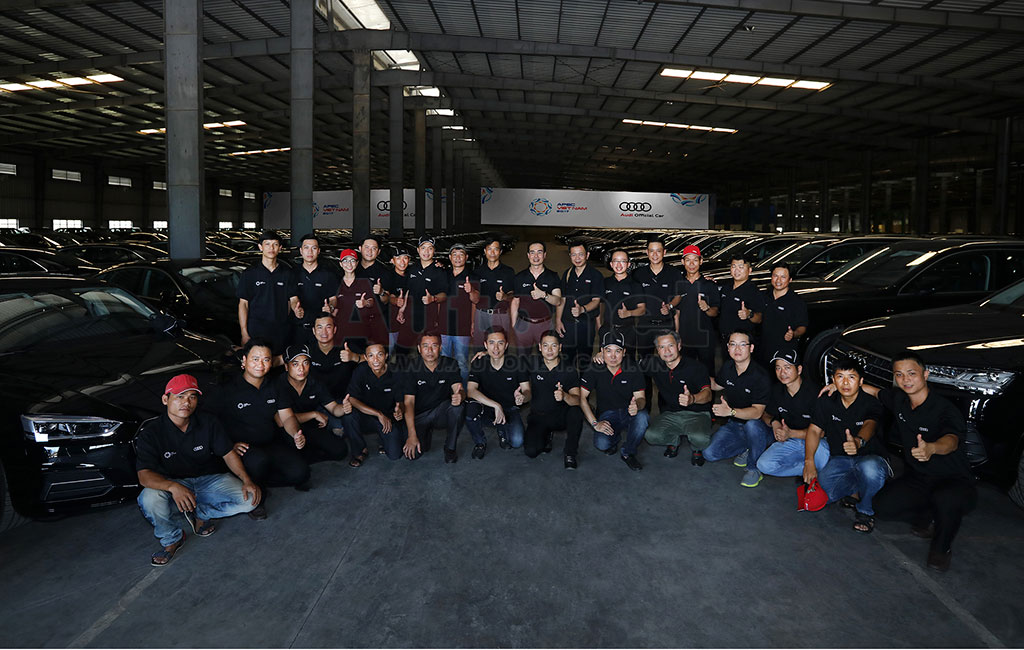 Audi Việt Nam đã triển khai tập huấn sử dụng xe cho 150 tài xế bổ sung cho khu vực Hà Nội