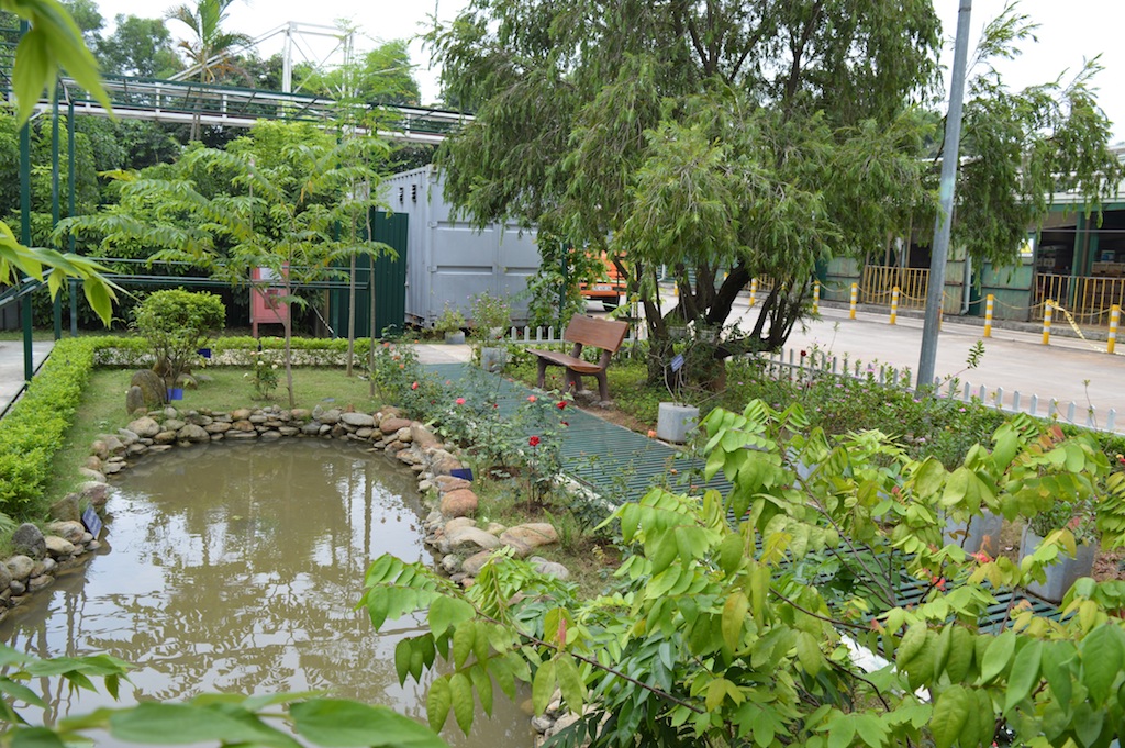 Một góc vườn sinh thái tại nhà máy TMV