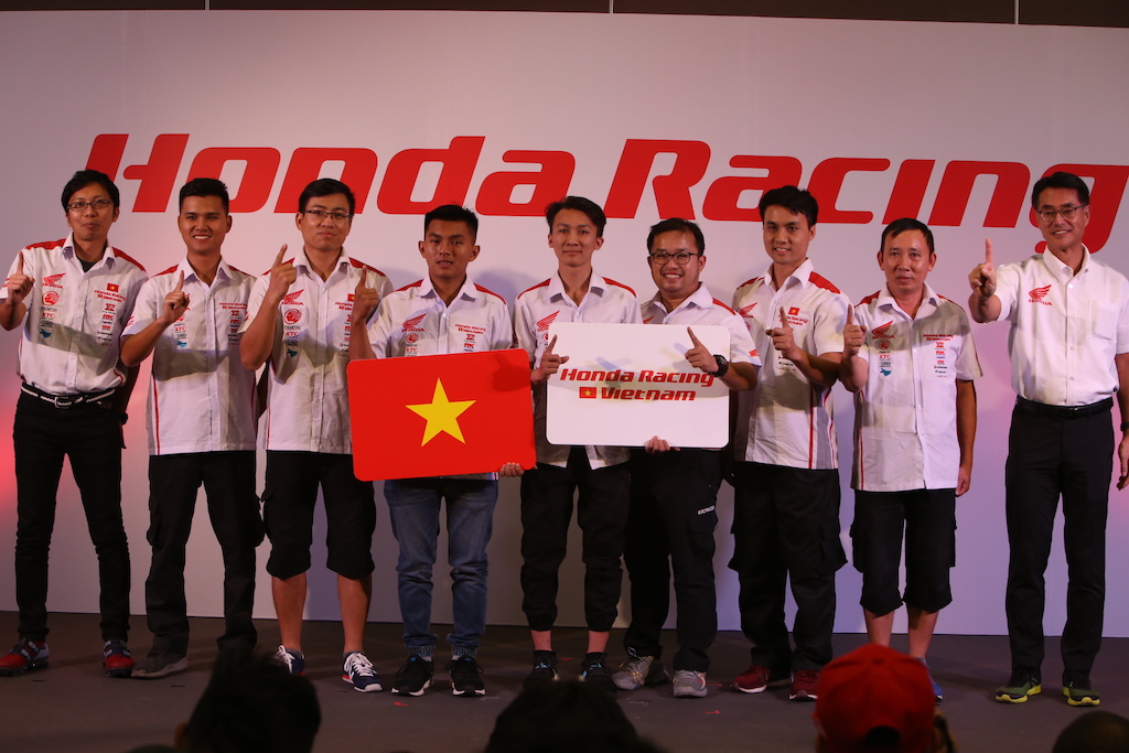 Đội đua Honda Vietnam Racing chính thức ra mắt giải đấu ARRC