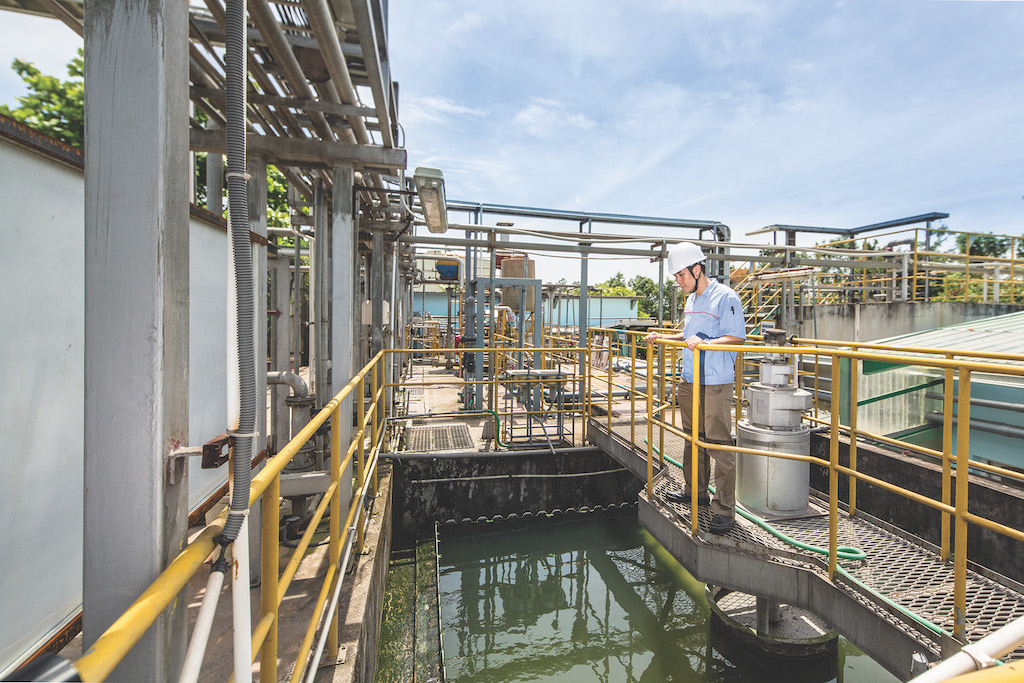 Hệ thống xử lý nước thải tại nhà máy