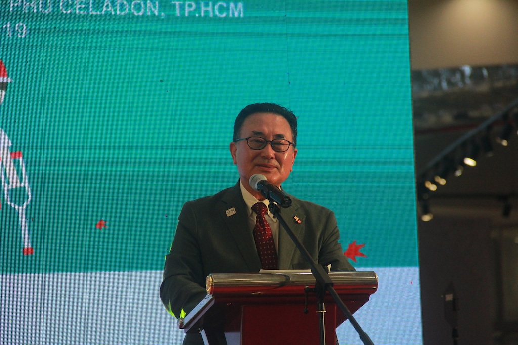 Ông Kawaue Junichi, Tổng Lãnh sự Nhật Bản tại TPHCM, phát biểu tại chương trình