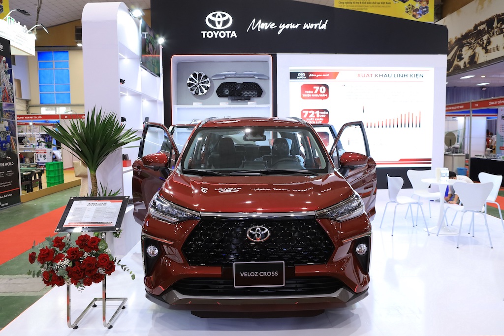 Gian hàng của Toyota Việt Nam tại triển lãm VIMEXPO 2022