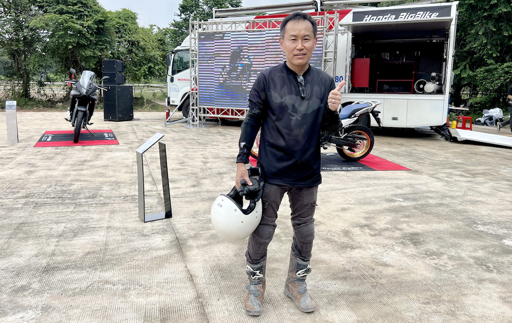 Tổng giám đốc Honda Việt Nam, Mr. KOJI SUGITA tại sự kiện ra mắt Transalp 750​