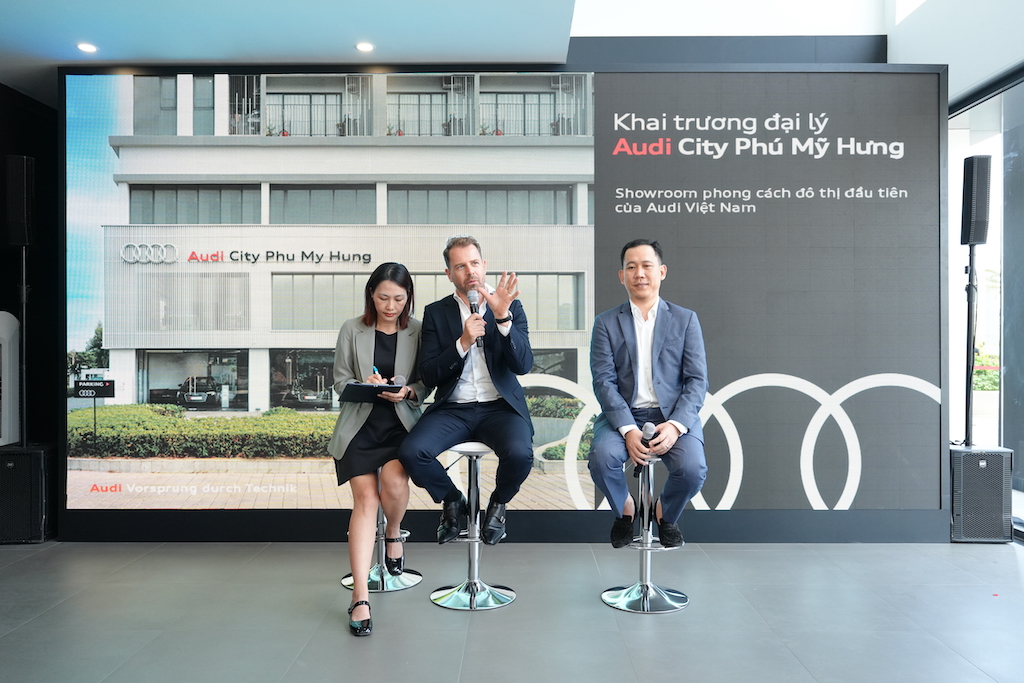 Ông Ferry Enders, Giám đốc điều hành Audi Việt Nam chia sẻ tại sự kiện