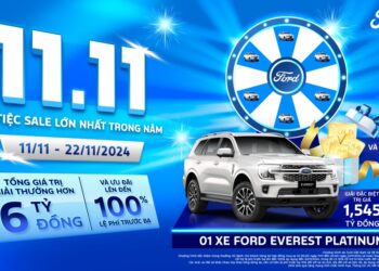 Từ ngày 11/11 đến 20:00 ngày 22/11, “Đại Tiệc Sale” được tổ chức đồng loạt tại tất cả các đại lý trên toàn quốc