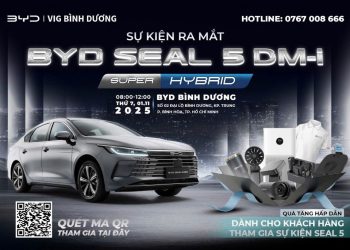 Đại lý BYD Bình Dương chuẩn bị ra mắt BYD SEAL 5 cho khách hàng