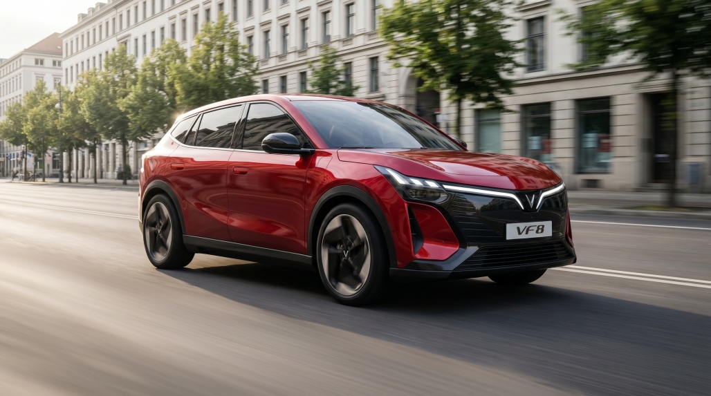 VinFast VF 8 thế hệ mới giá 999 triệu đồng, chạy 500 km cho 1 lần sạc