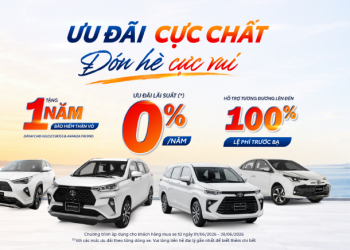 Đón hè cùng Toyota: Ưu đãi đến 100% lệ phí trước bạ