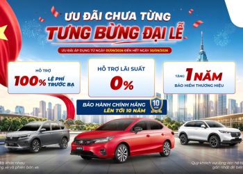 Honda ưu đãi tưng bừng đại lễ